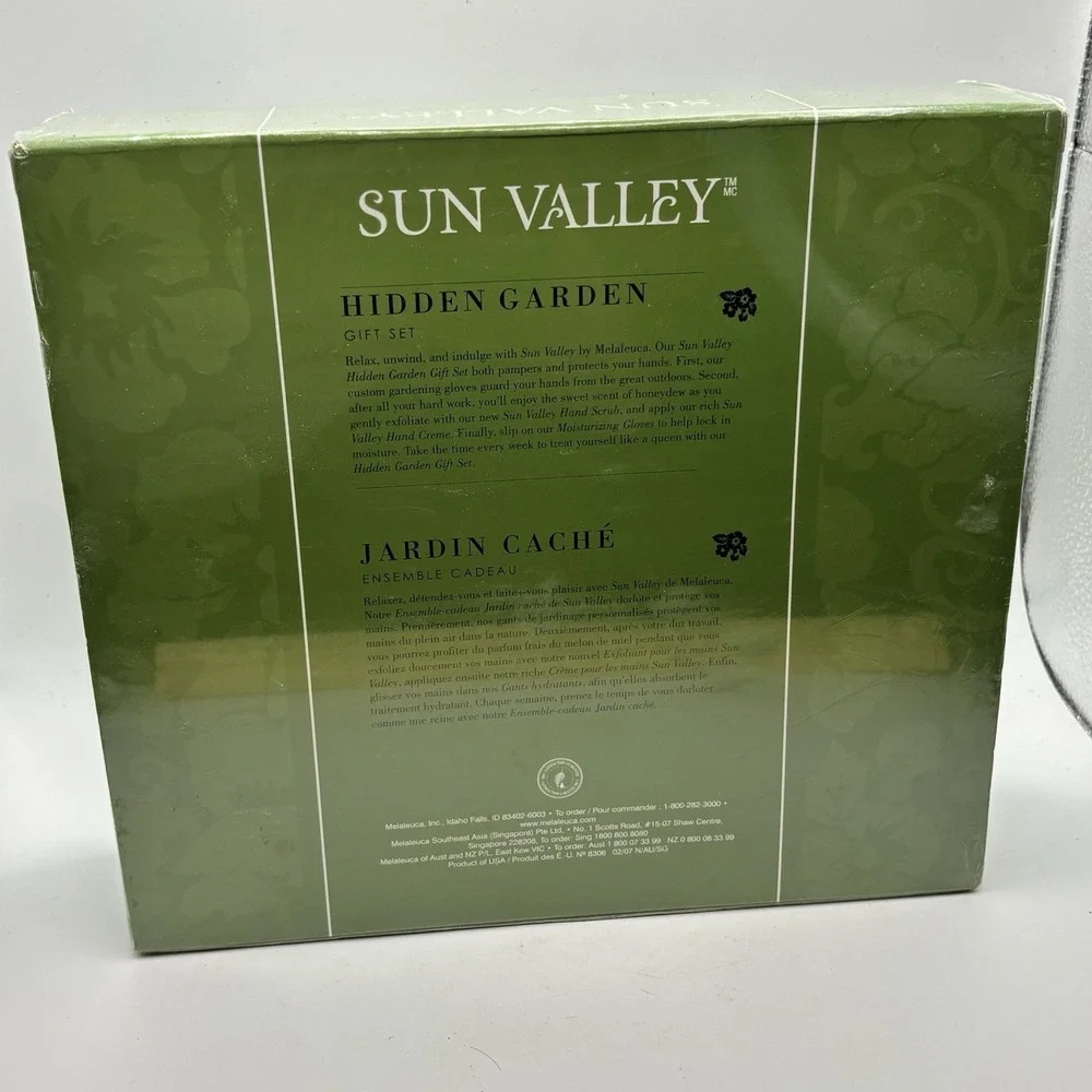 Melaleuca Hidden Garden Sun Valley Spa Gift Set‎ Honeydew Melon-Miel Hand Cream